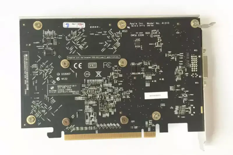 NVIDIA GeForce GT 120 512MB Placă grafică Apple Mac Pro 2008-2012 Mini Display//DVI