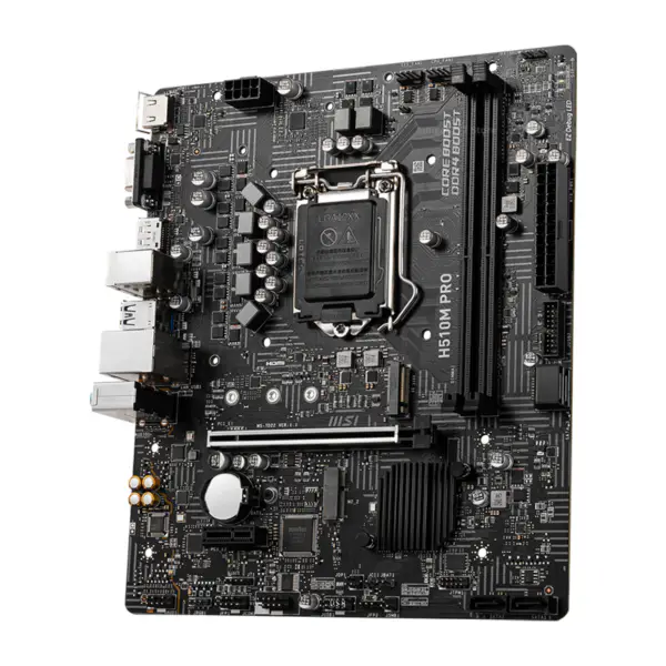 Placă de bază MSI H510M PRO PCI-E 4.0 DDR4 64GB SATA III Intel 11TH Gen Micro ATX USB3.2