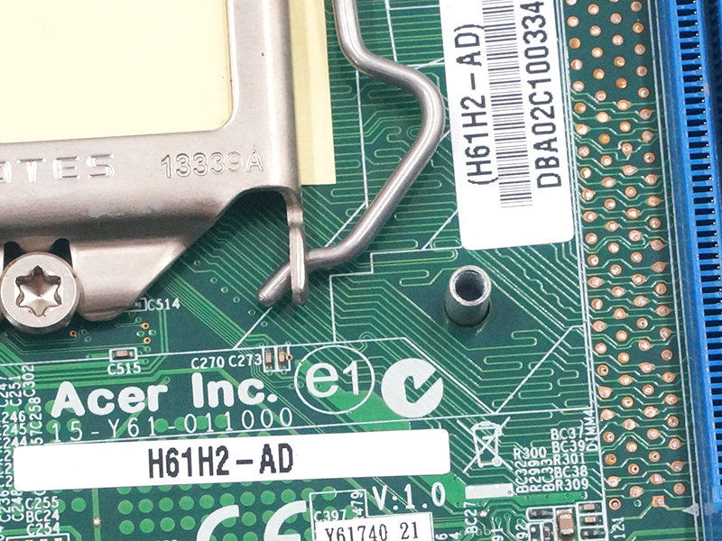 Placă de bază Acer LGA 1155 H61H2-AD