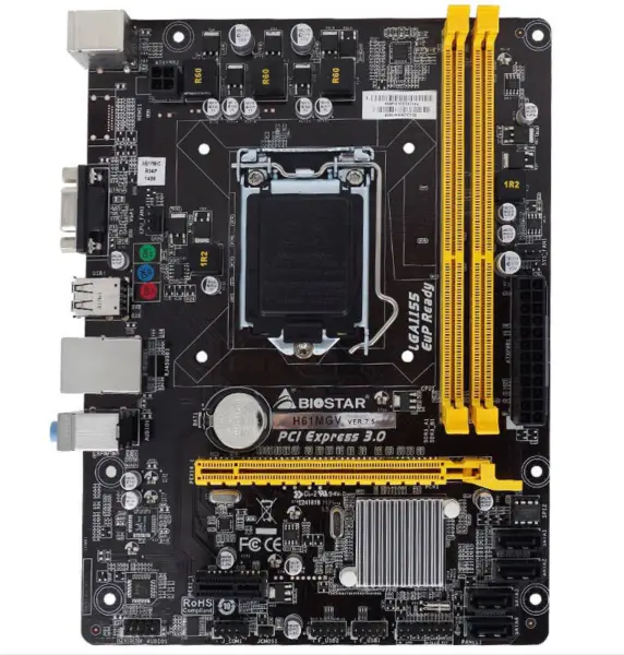 Placă de bază Biostar H61MGV H61 LGA1155 Toate solid-state