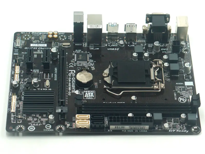 Ga Placă de bază H81 Ddr3 Placă de bază Suport 4th Gen Cpu Lga1150 Ddr3 Ga H81m D2