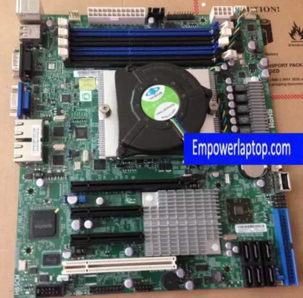 Placa de bază SuperMicro H8SCM SR5650 DDR3 C32 suportă 4/6/8 nuclee cu ventilator cpu