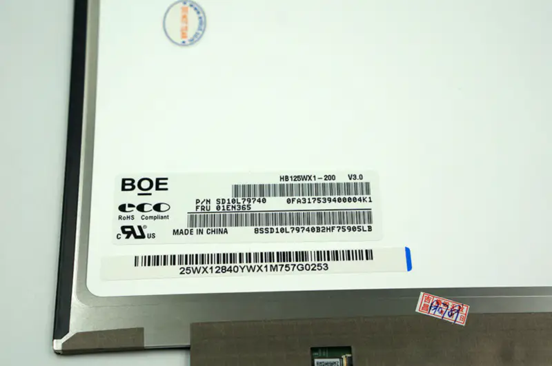 12.5 inch BOE LCD LP125WH2 TPB1 HB125WX1-100 HB125WX1-200 pentru HP EliteBook 820 Ecran LCD 30pin
