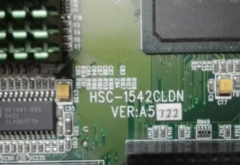 EVOC HSC-1542CLDN VER:A5 Placă de bază pentru echipamente de control industrial