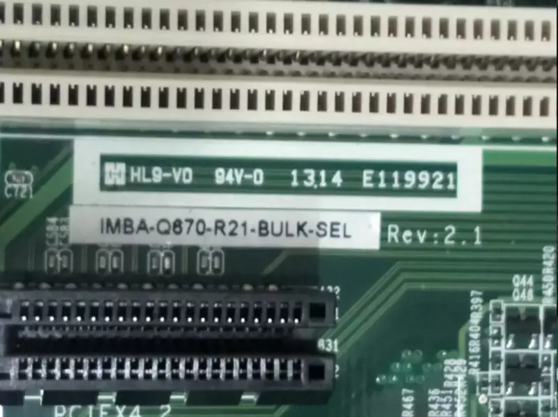 IEI IMBA-Q670-R21 REV 2.1 006B216-00-210-RS Placă de bază pentru echipamente industriale