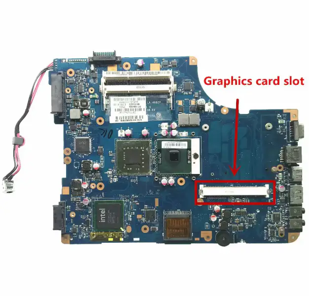 Toshiba Satellite L500 L550 L555 KSWAA LA-4982P K000086430 Placă de bază pentru laptop cu grafică dedicată
