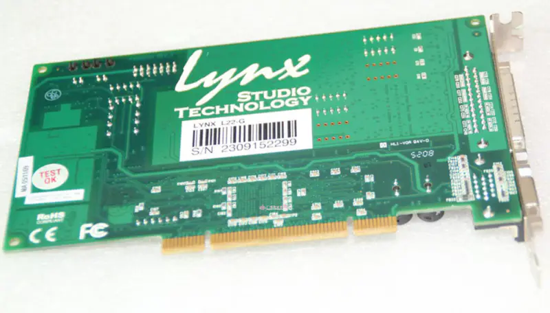 Placă de sunet Lynx L22-G PCI - interfață analog/digitală