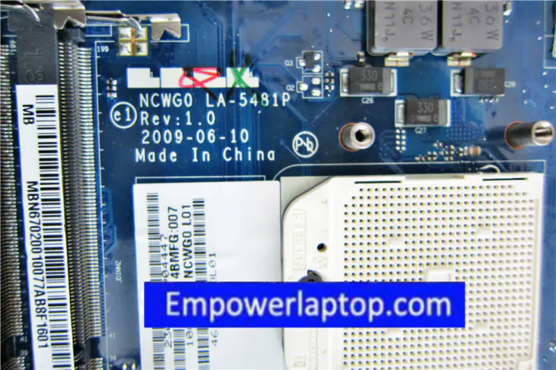 Placa de bază Acer E527 E627 5532 5517 NCWG0