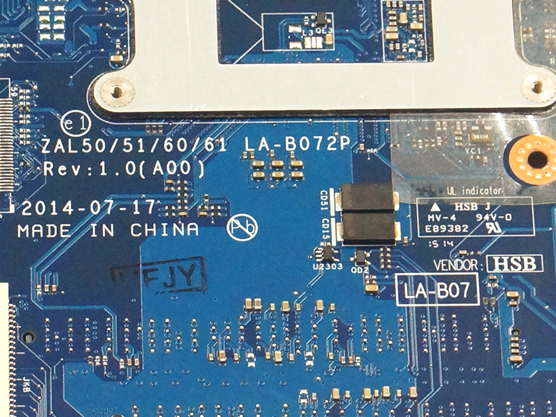 Dell Latitude 3450 3550 LA-B072P ZAL50/51/60/61 PicturesREV:1.0 Placa de bază pentru laptop I7-5500U