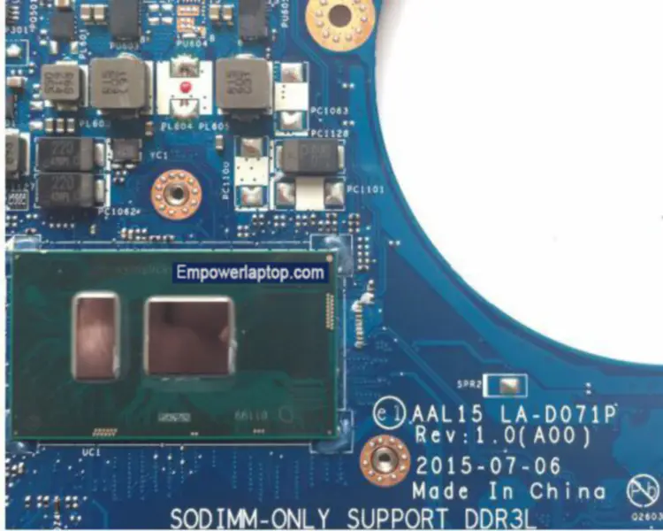 Placa de bază Dell 5559 AAL15 LA-D071P