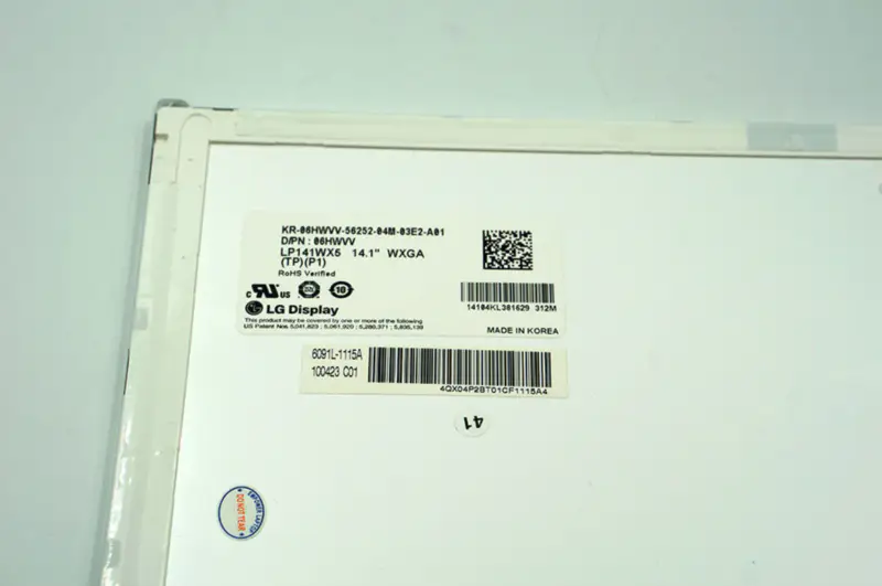 DELL LP141WX5 TPP1 LTN141AT16 Ecran