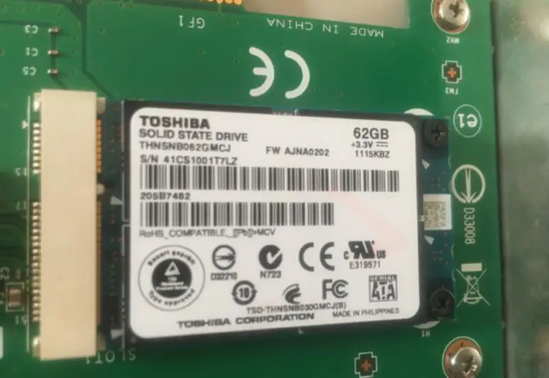 MICRO-STAR MS-4227 VER:1.0 Adaptor pentru unitate de stare solidă cu 62G SSD