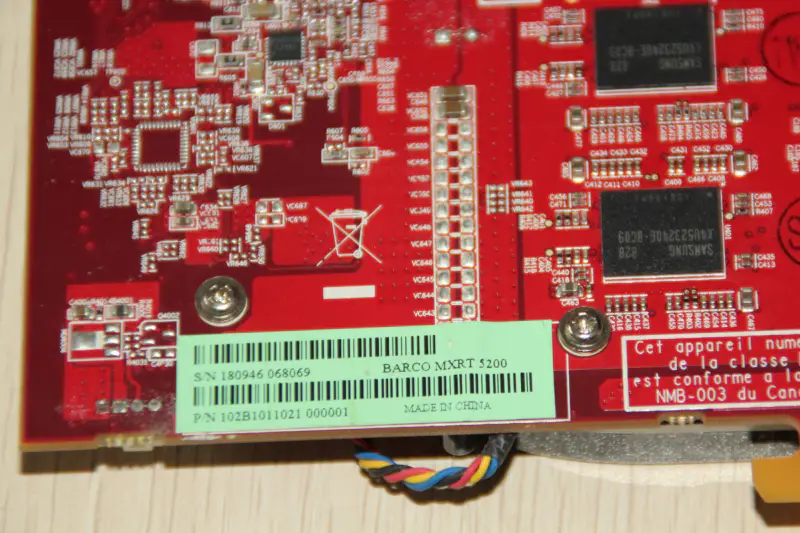 BARCO MXRT 5200 AMD ATI FireGL V5600 512M Placă grafică