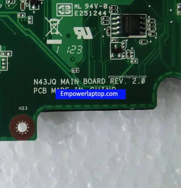 Placa de bază Asus N43JF