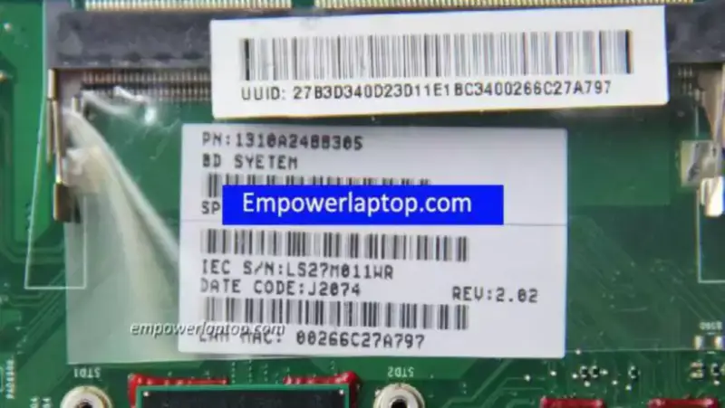 Toshiba NB510 V000268040 6050A2488301-MB-A02 N2800 Placă de bază