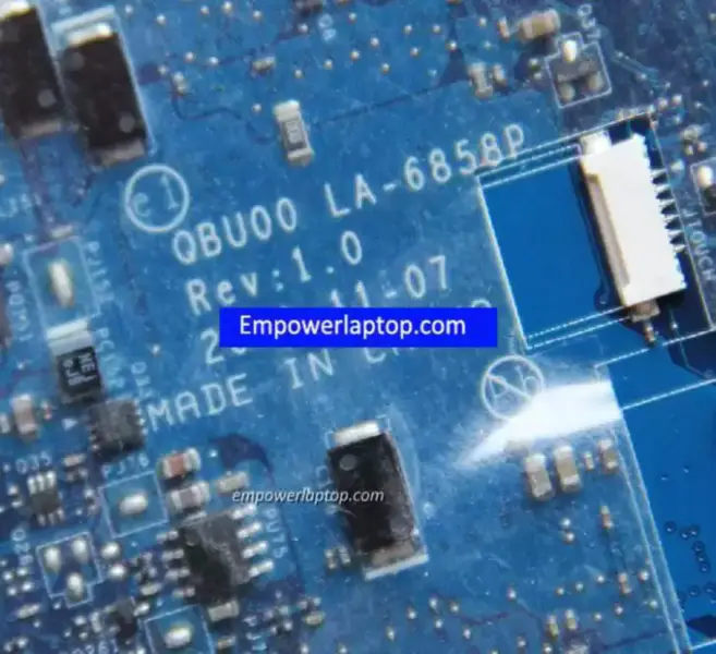 Placa de bază Toshiba NB520 K000129210 LA-6858P