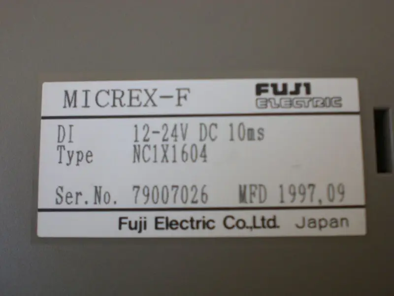 Fuji NC1X1604-W Modul PLC NC1X1604