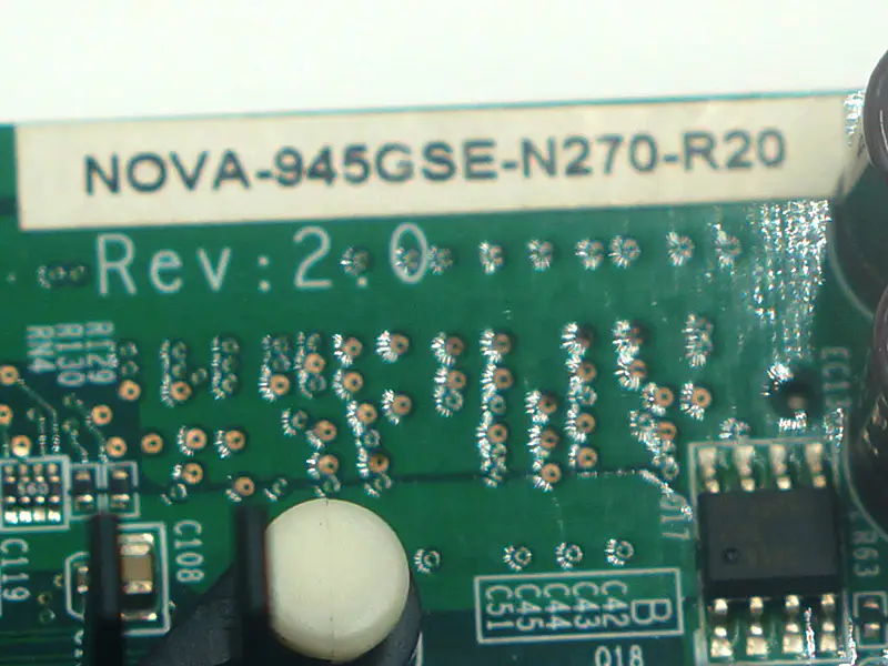 Placă de bază IEI NOVA-945GSE-N270-R20