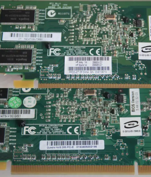 Placa grafică Quadro NVS 285 128MB 64-bit PCI Express x16