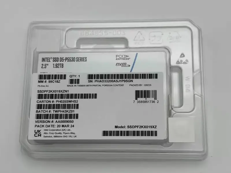 SSD Intel seria P5530