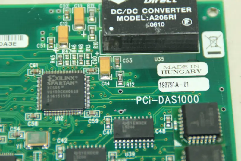 PCI-DAS1000 Placă de intrare analogică multifuncțională