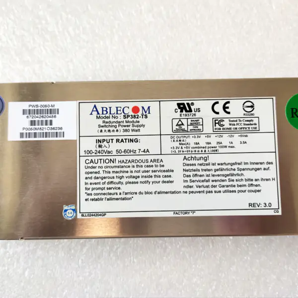 Ablecom PWS-0050-M SP382-TS Sursă de alimentare cu comutare