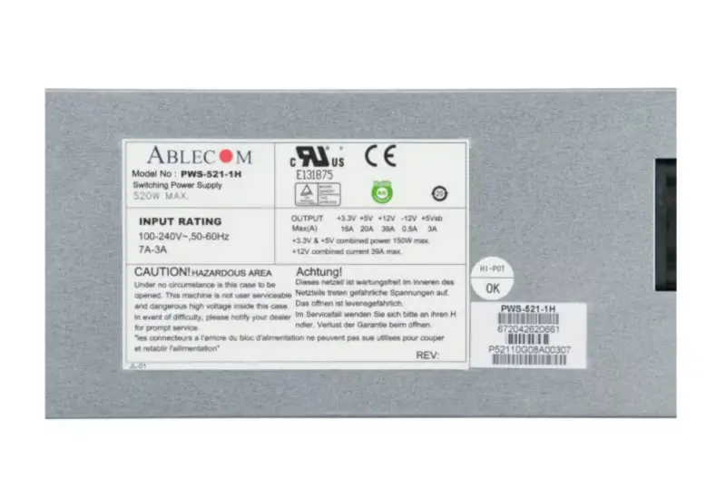 Sursă de alimentare Supermicro PWS-521-1H