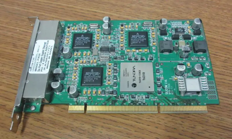 SILICOM PXG6 Adaptor de server PCI-X cu șase porturi de cupru Gigabit Ethernet