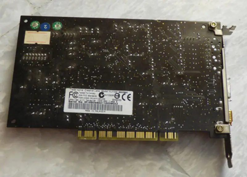Creative Sound Blaster Audigy 2 SB0360 Placă de sunet PCI cu 7.1 canale