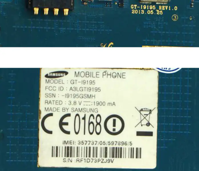 Placa de bază deblocată Samsung Galaxy S4 Mini i9195