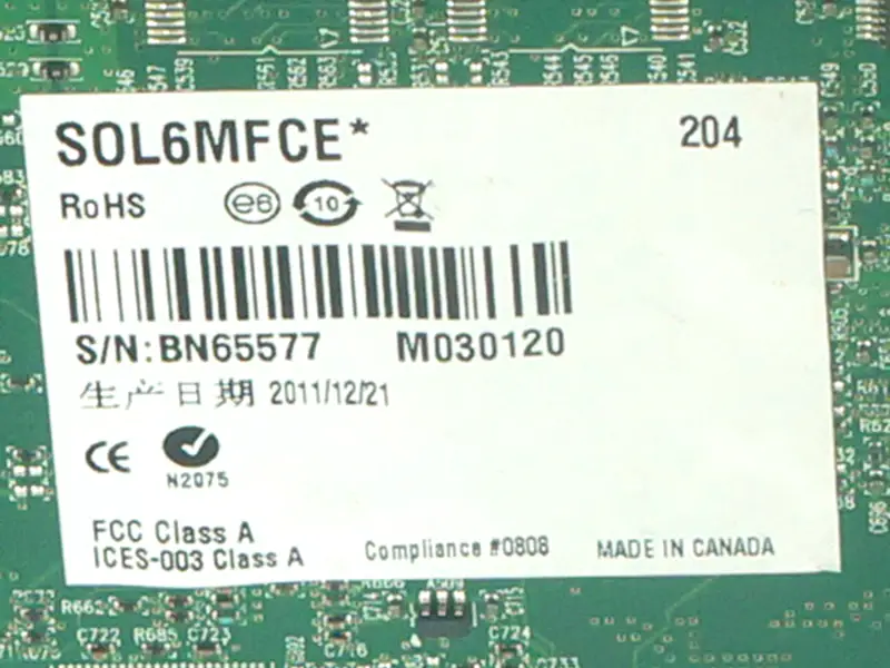 Placă de achiziție imagine Matrox SOL6MFCE Y7239-0201