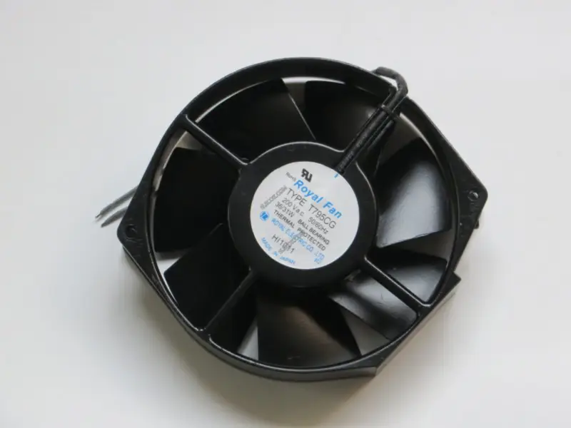 ROYAL TYPE T795CG 200V 36/31W 2 fire ventilator de răcire