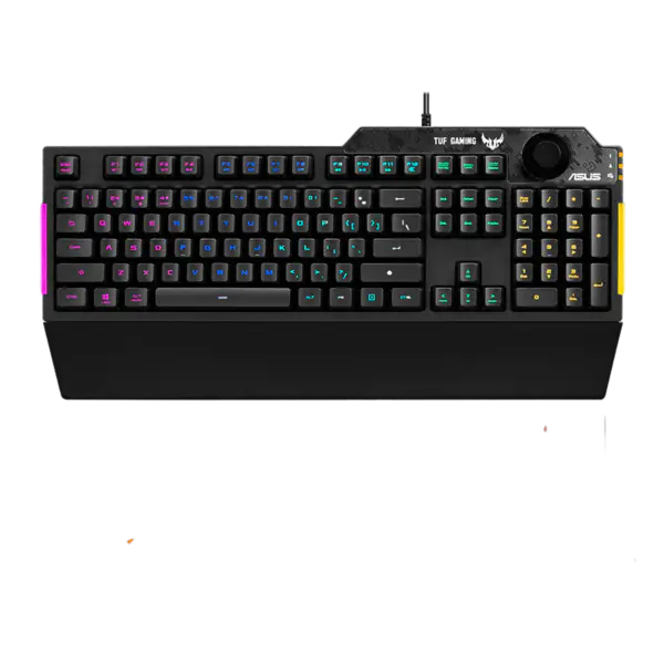 Tastatura mecanică Tuf Esports Spy Flying Fortress K3 Wired Game Keyboard Rog Backlight cu aspirație magnetică Palm Rest Tuf K3