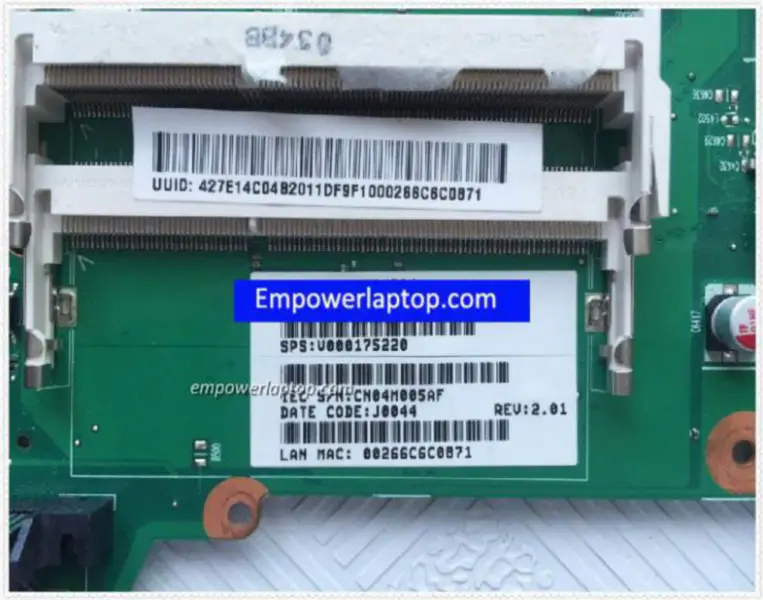 Placă de bază Toshiba L510 V000175220