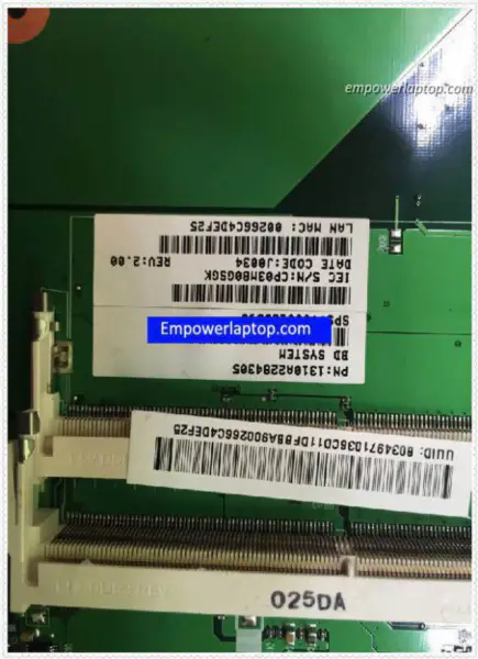 Placa de bază Toshiba L505 V000185590 Satellite L505