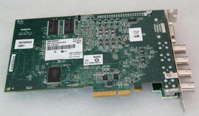 MATROX V10 Y7231-03 VI07IAOA/F* PCIE DAQ Card