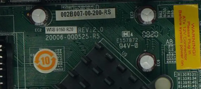 Placă de bază industrială IEI WSB-9150-R20 REV:2.0