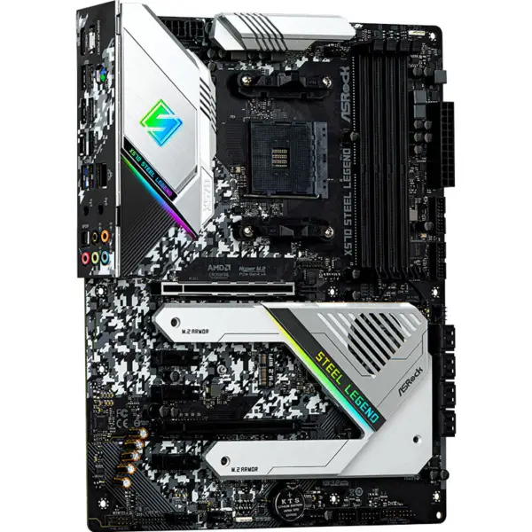 ASROCK X570 STEEL LEGEND Placă de bază ATX AMD X570 DDR4 128G AM4