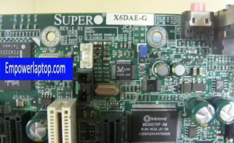 SuperMicro X6DAE-G 800 FSB Placă de bază pentru stație de lucru Dual PCI-E Slot