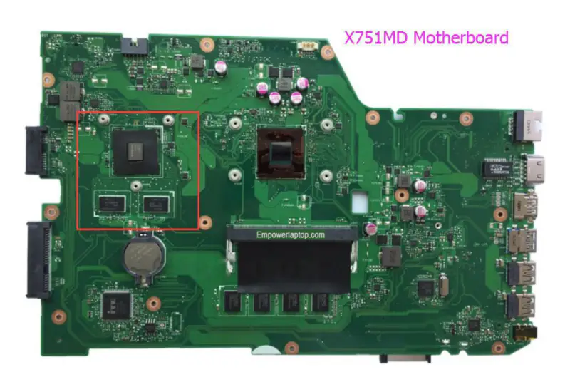 Placa de bază Asus X751M X751MD REV2.0