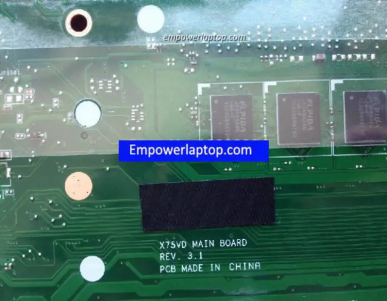 Placa de bază Asus X75 X75A