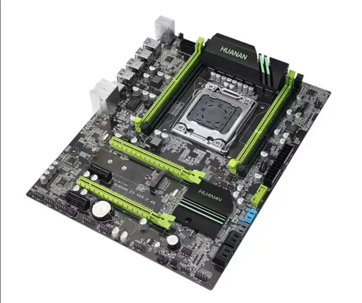 HUANAN E5 VER:2.49 Placa de bază X79 LGA2011 suportă memorie REG ECC și procesor Xeon E5