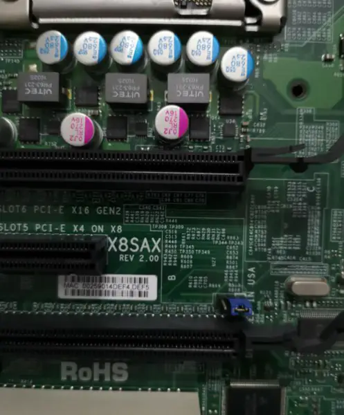 SuperMicro X8SAX REV 2.00 Placă de bază pentru server LGA 1366 X58 DDR3