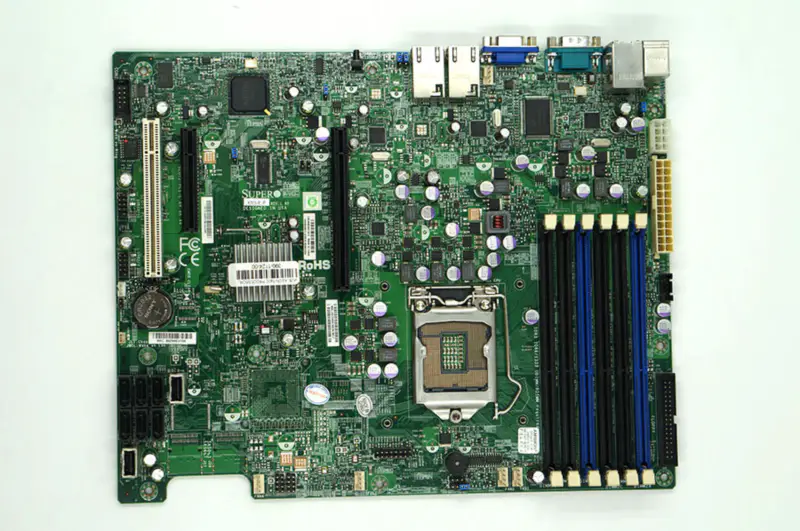 SuperMicro X8SIE-F LGA1156 Placă de bază pentru server unic S3420 Chipset 6 sloturi de memorie Dual Gigabit LAN