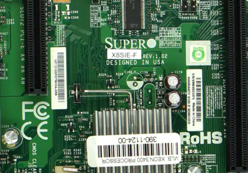 SuperMicro X8SIE-F LGA1156 Placă de bază pentru server unic S3420 Chipset 6 sloturi de memorie Dual Gigabit LAN