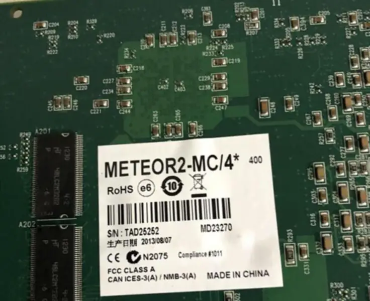 Placa de bază industrială Matrox METEOR2-MC/4* Y751-04 REV.A