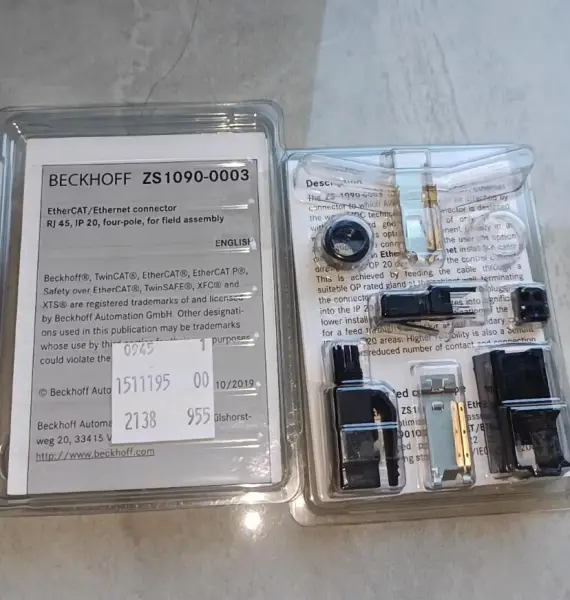 ZS1090-0003 ZB9010 BECKHOFF Cablu Ethernet industrial Cablu EtherCAT Plug