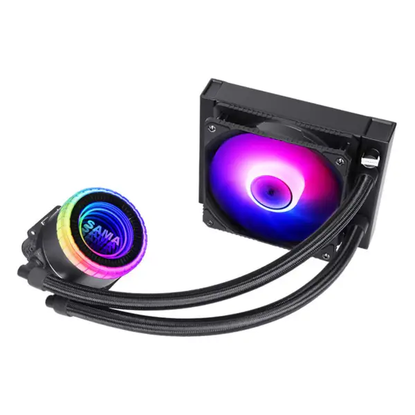 Led lumini ventilator lichid Cpu Water Cooler