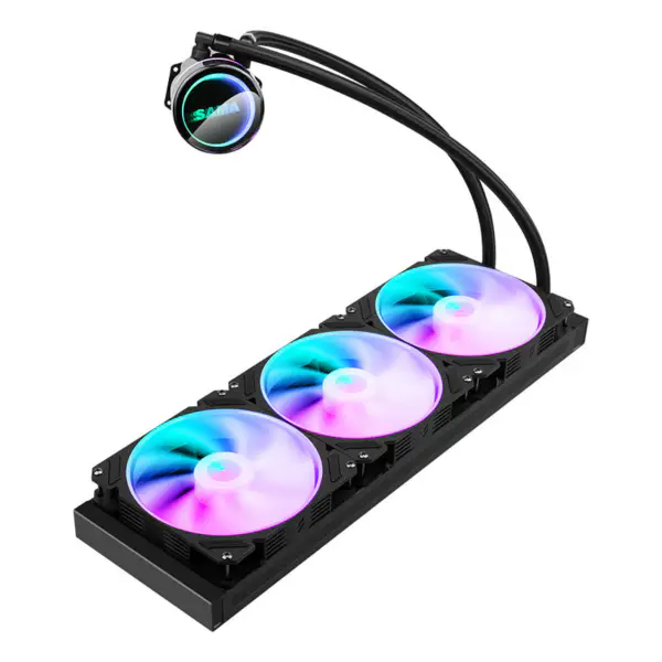 Răcitor de apă Cpu integrat Răcitor de lichid cu ventilator colorat