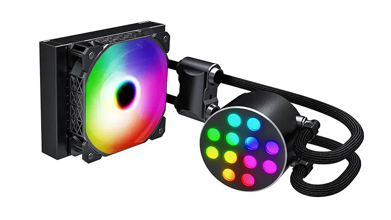 Sama 120mm Radiator Rainbow Pc Para Cpu Rgb Liquid Cooler Block Computer Cpu Răcitoare de apă și sisteme de răcire cu ventilator pentru Pc Cpu